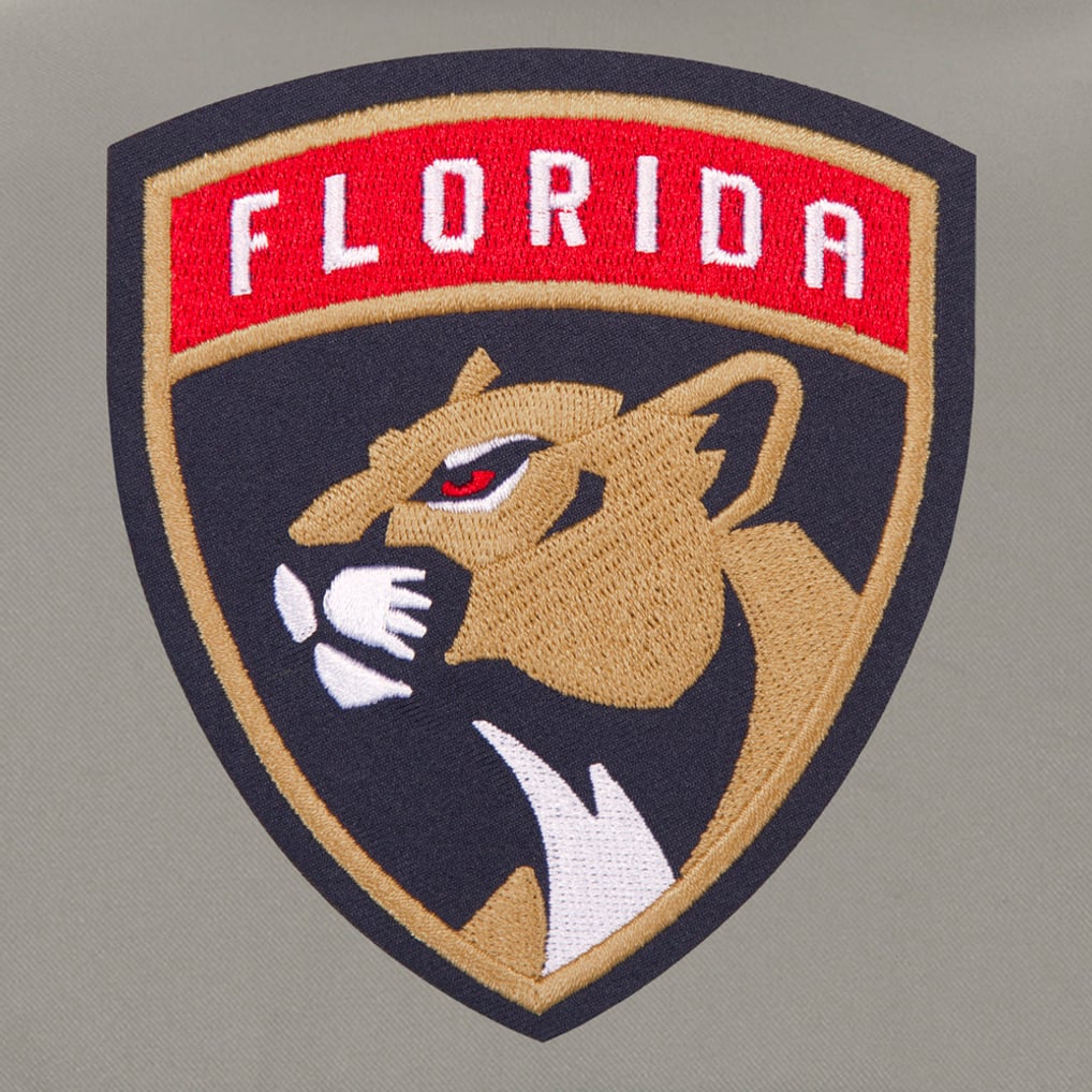 Florida Panthers JH Design Youth Poly-Twill Full-Snap Jacket - Navy