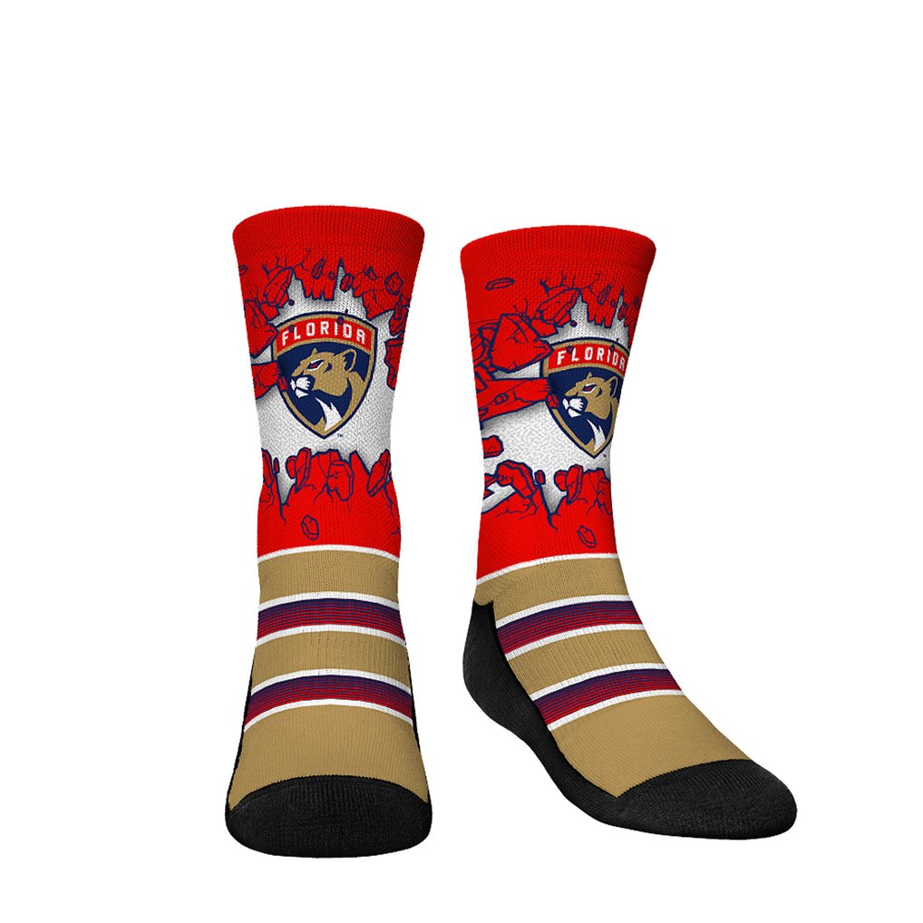  Florida Panthers Rock Em Socks Youth Ice Breaker Two-Pack Crew Socks Set