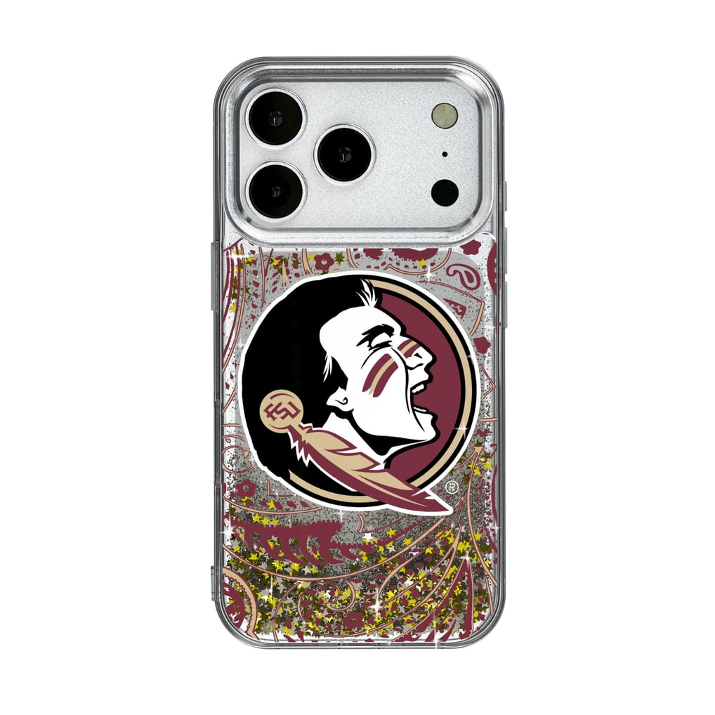 Florida State Seminoles iPhone Glitter Paisley Design Case
