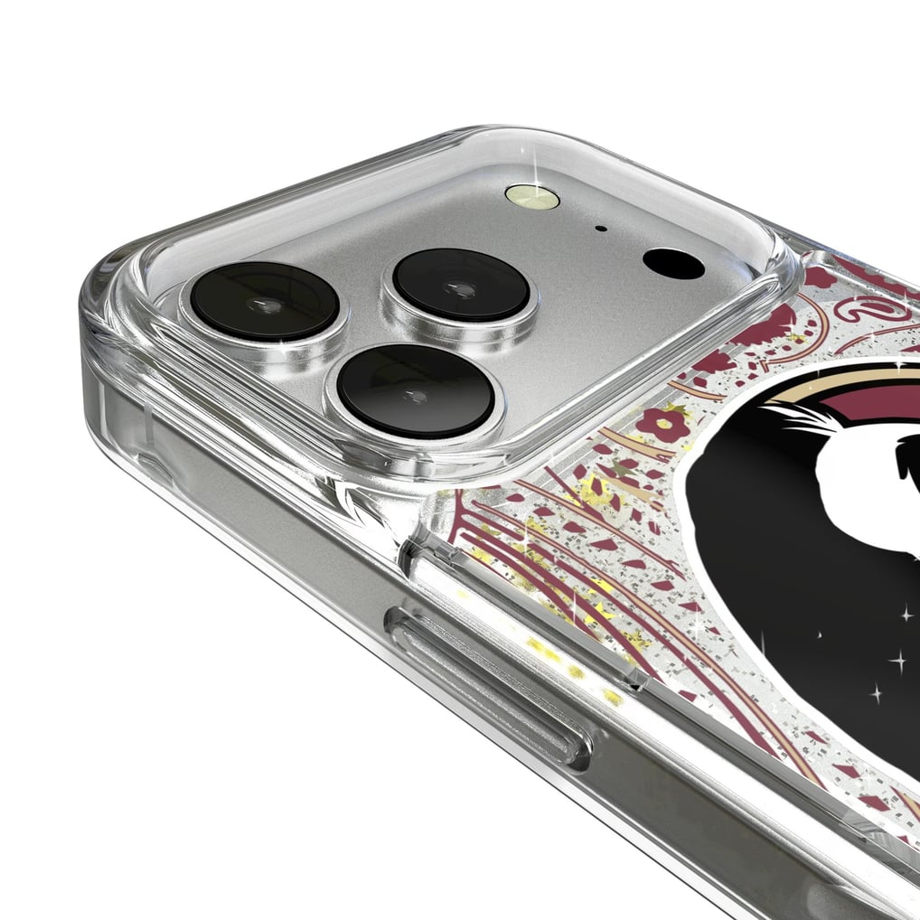 Florida State Seminoles iPhone Glitter Paisley Design Case