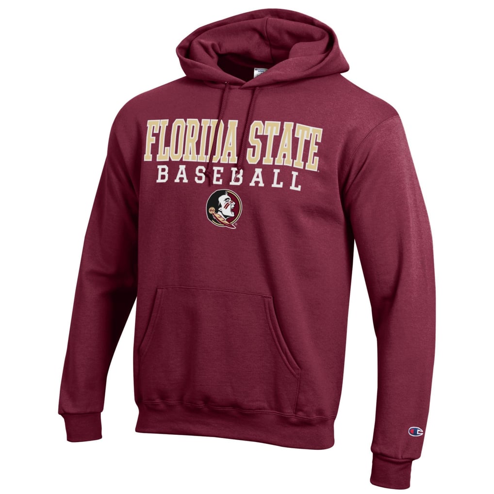 Florida State Seminoles Champion Baseball Stack Pullover Hoodie - Garnet