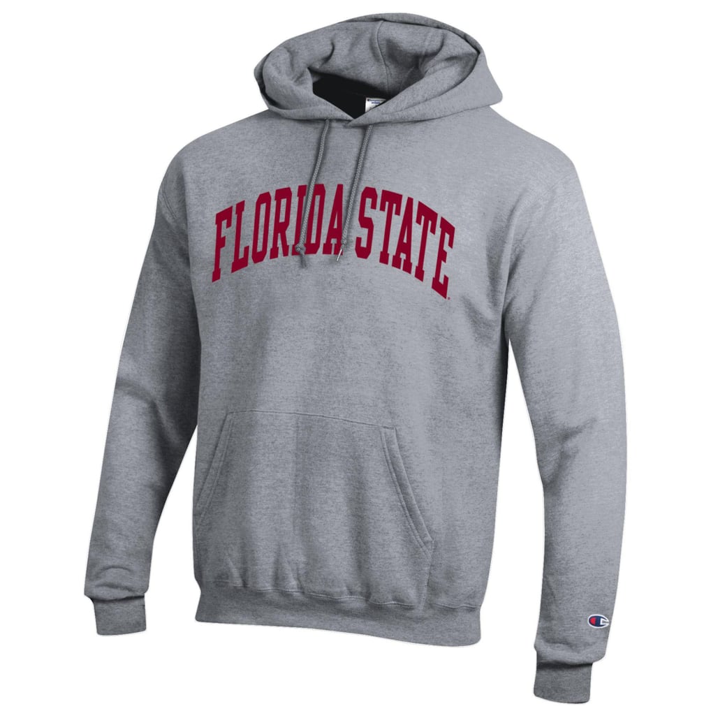  Florida State Seminoles Champion Basic Arch Fleece Pullover Hoodie - Heather Gray