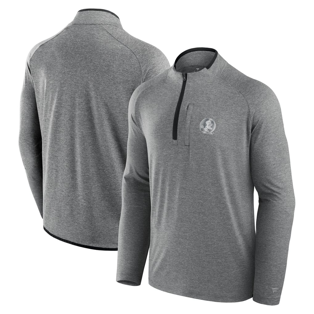 Florida State Seminoles Fanatics Mock Neck Half-Zip Pullover Jacket  - Black