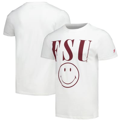 Florida State Seminoles League Collegiate Wear Smiley All American T-Shirt - White