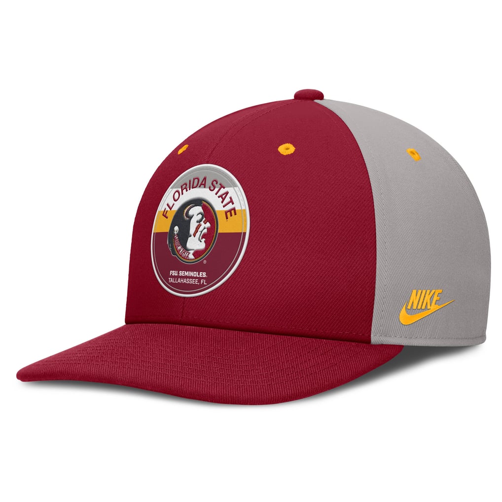 Florida State Seminoles Nike Prep Pro Performance Snapback Hat - Garnet/Gray