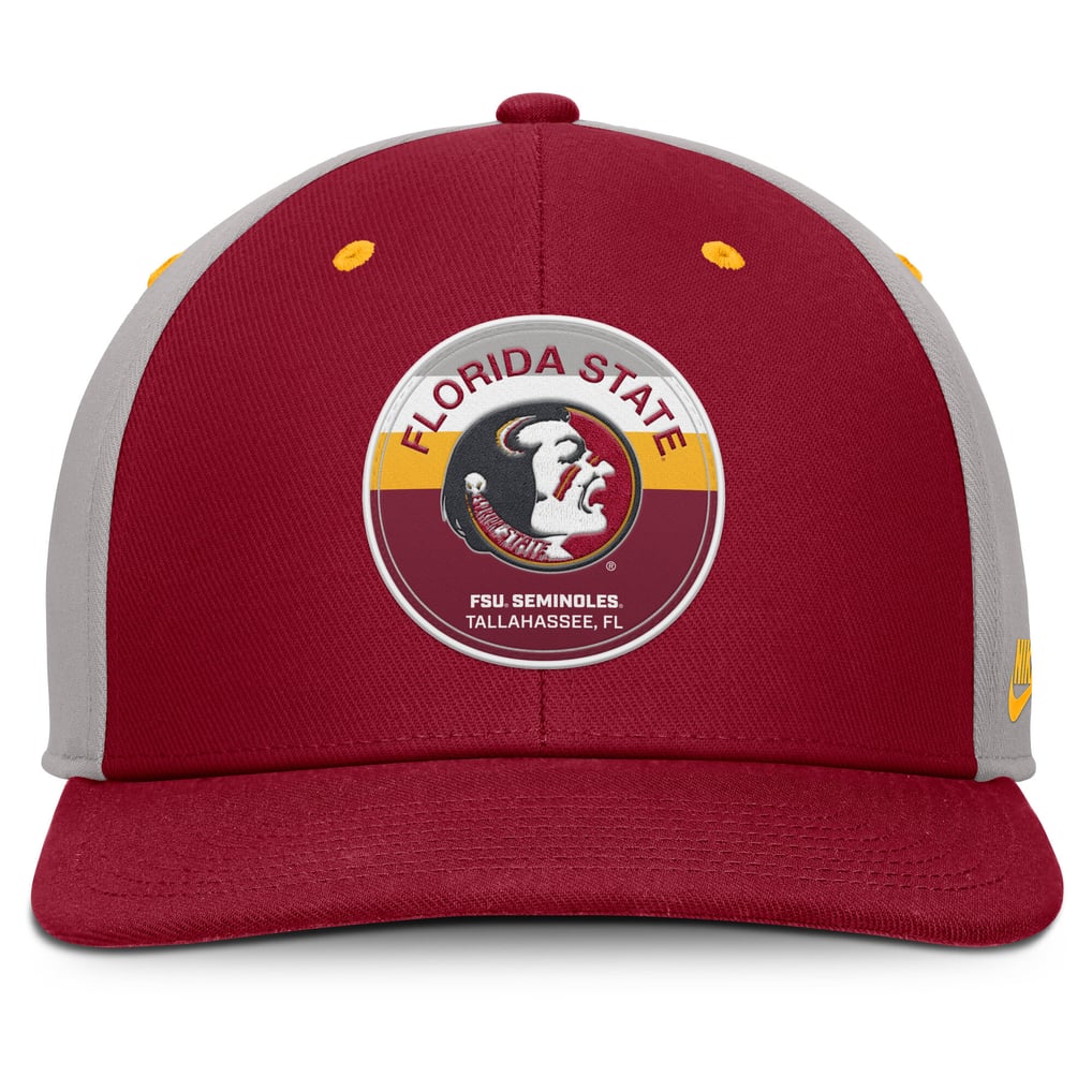 Florida State Seminoles Nike Prep Pro Performance Snapback Hat - Garnet/Gray