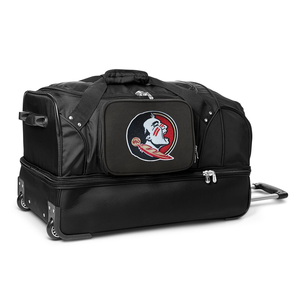 Florida State Seminoles MOJO 27'' 2-Wheel Drop Bottom Rolling Duffel Bag - Black