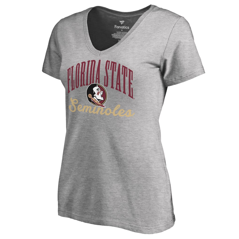 Florida State Seminoles Women's Victory Script T-Shirt - Ash