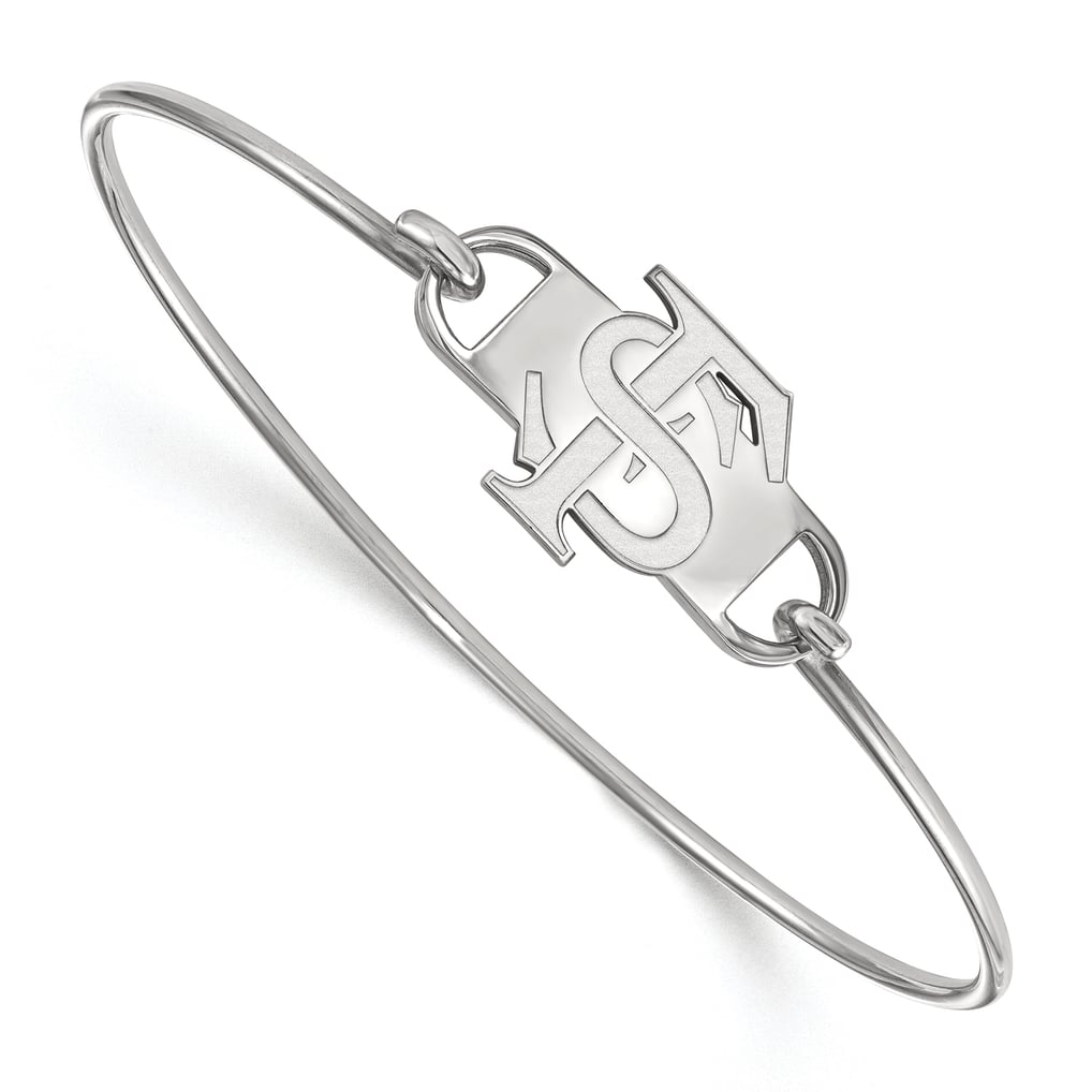 Florida State Seminoles Women's Sterling Silver Wire Bangle