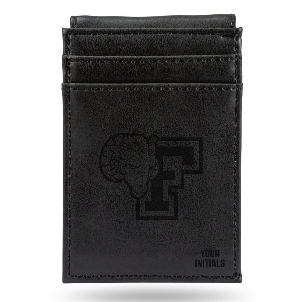 Fordham Rams Personalized Front Pocket Wallet - Black