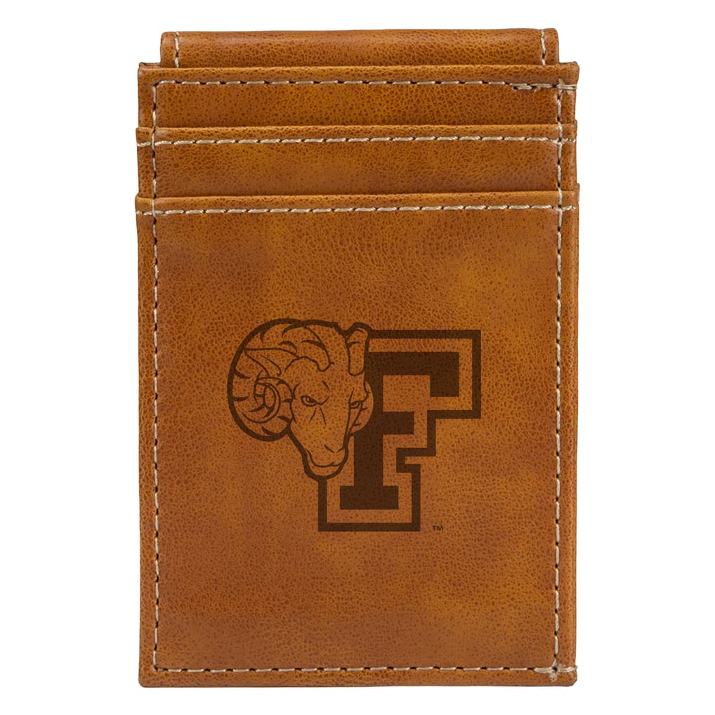 Fordham Rams Front Pocket Wallet - Brown