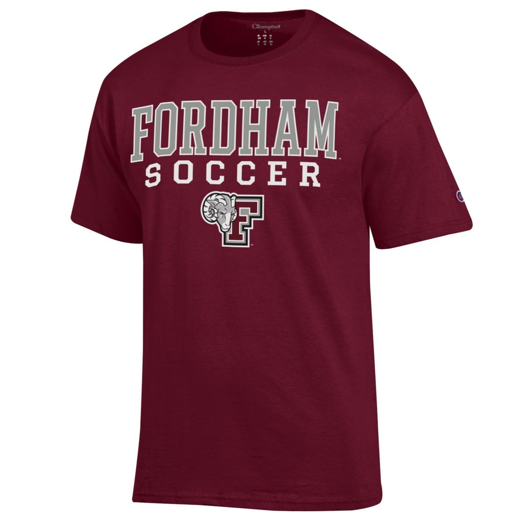Fordham Rams Champion Soccer Stack Logo Powerblend T-Shirt - Maroon
