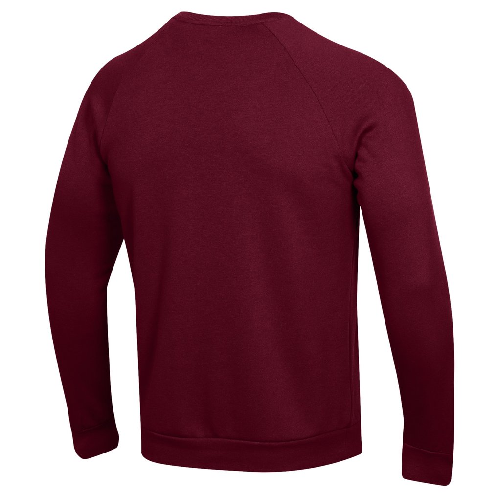 Fordham Rams Under Armour Volleyball Rival Fleece Raglan Pullover Sweatshirt - Maroon