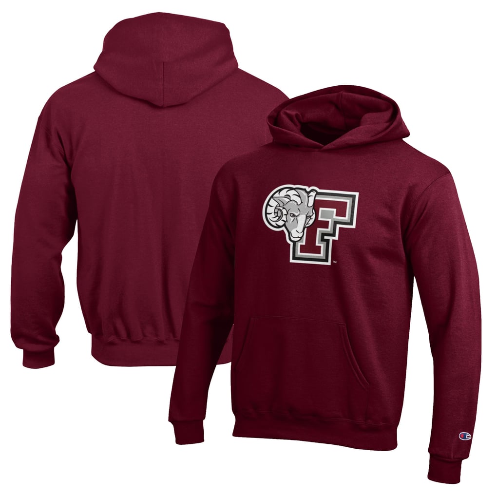 Fordham Rams Champion Youth Eco Powerblend Pullover Hoodie - Maroon