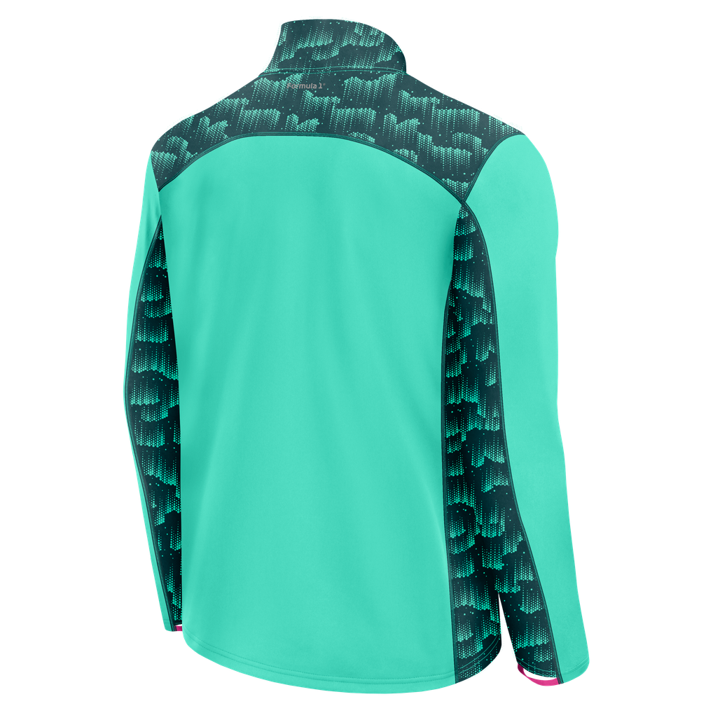 Formula 1 Fanatics Aurora Tech Quarter-Zip Pullover - Mint