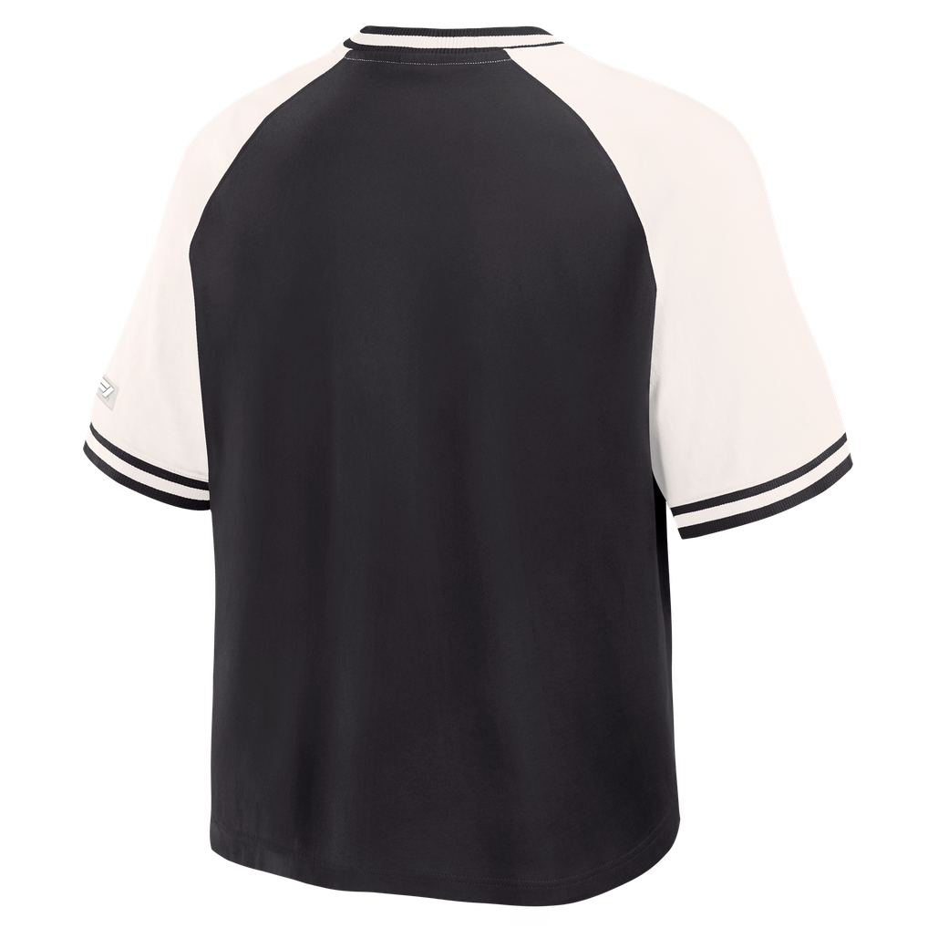 Formula 1 Fanatics Oversized Elements Raglan Boxy V-Neck Shirt - Phantom