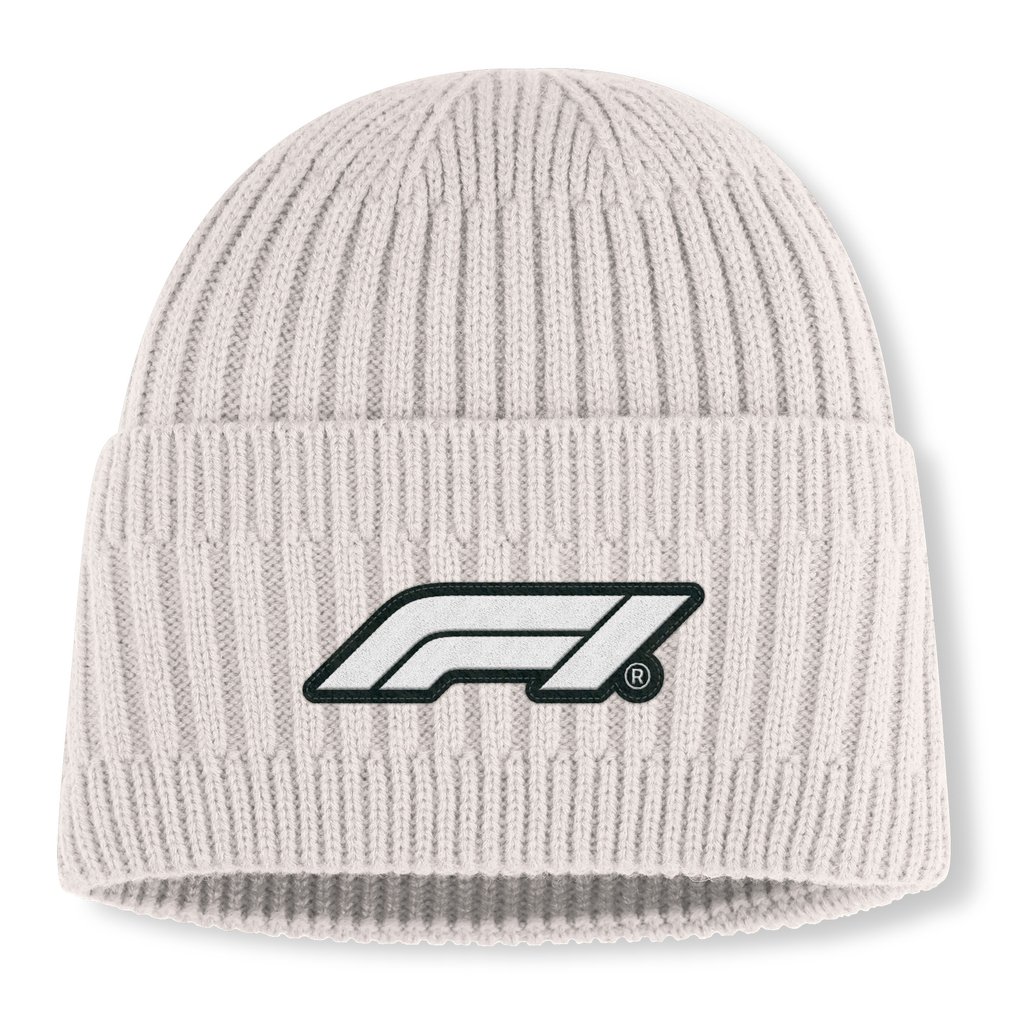 Formula 1 Fanatics Revery Cuffed Knit Hat - White