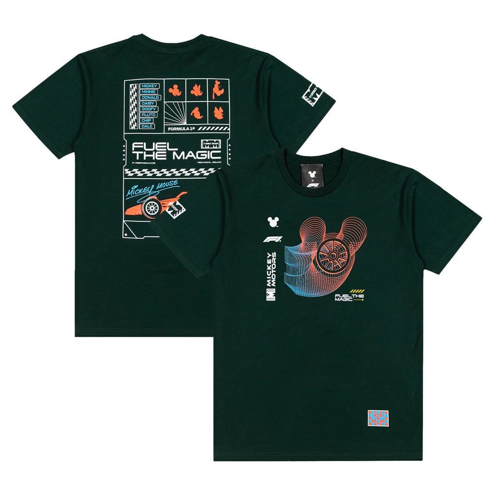 Formula 1 x Disney Race Grid T-Shirt - Forest Green