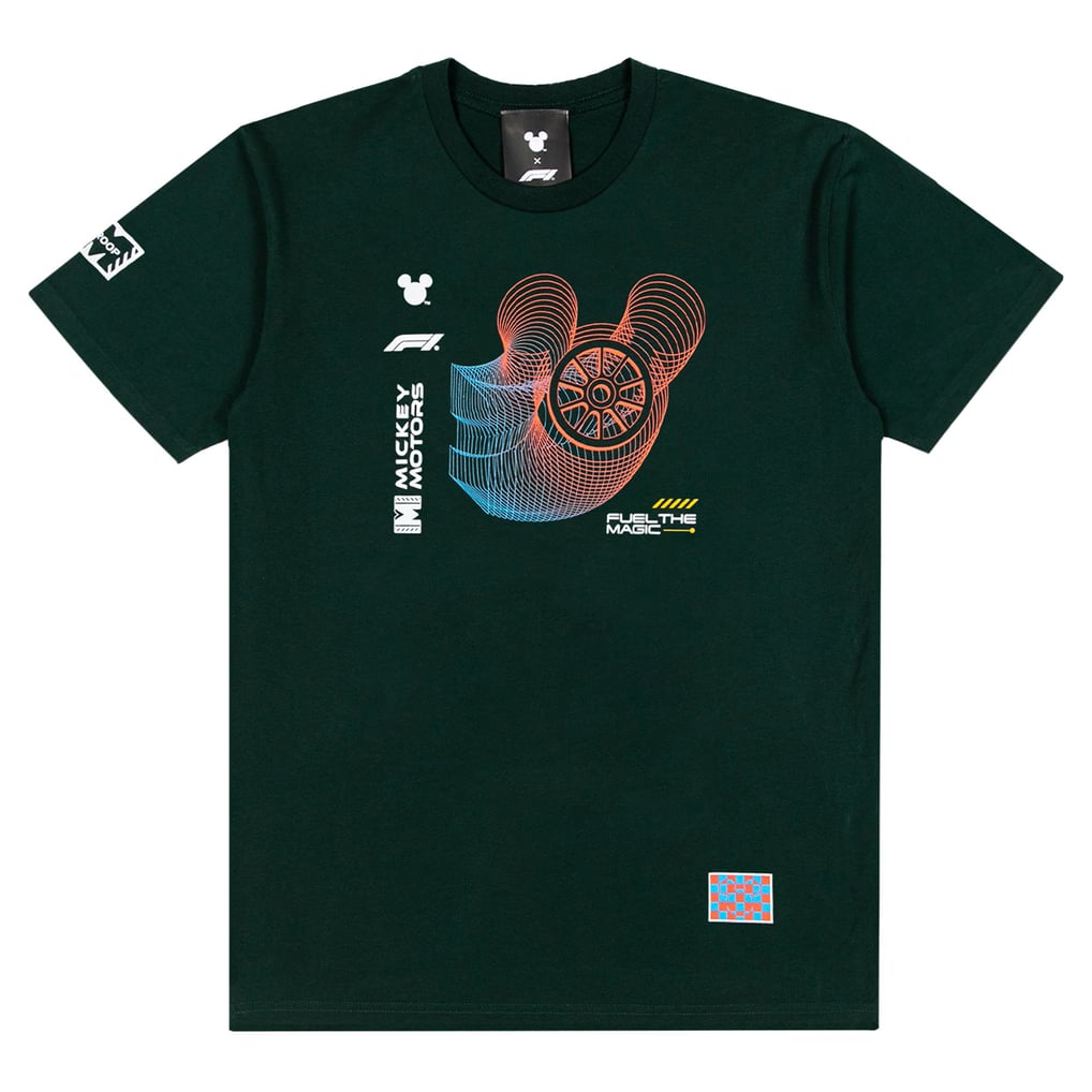  Formula 1 x Disney Race Grid T-Shirt - Forest Green