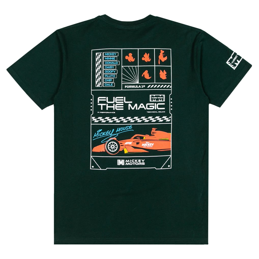  Formula 1 x Disney Race Grid T-Shirt - Forest Green
