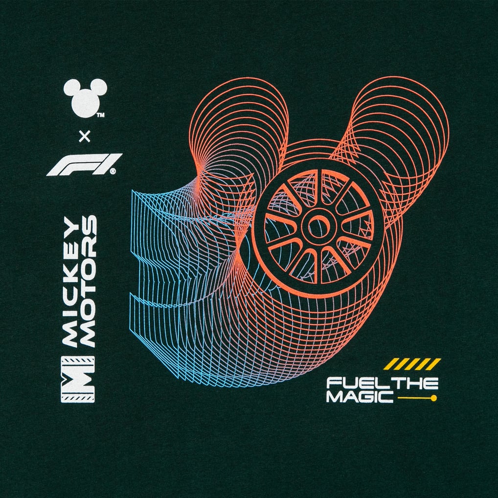  Formula 1 x Disney Race Grid T-Shirt - Forest Green