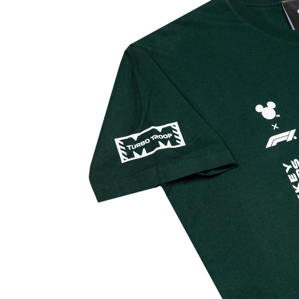  Formula 1 x Disney Race Grid T-Shirt - Forest Green