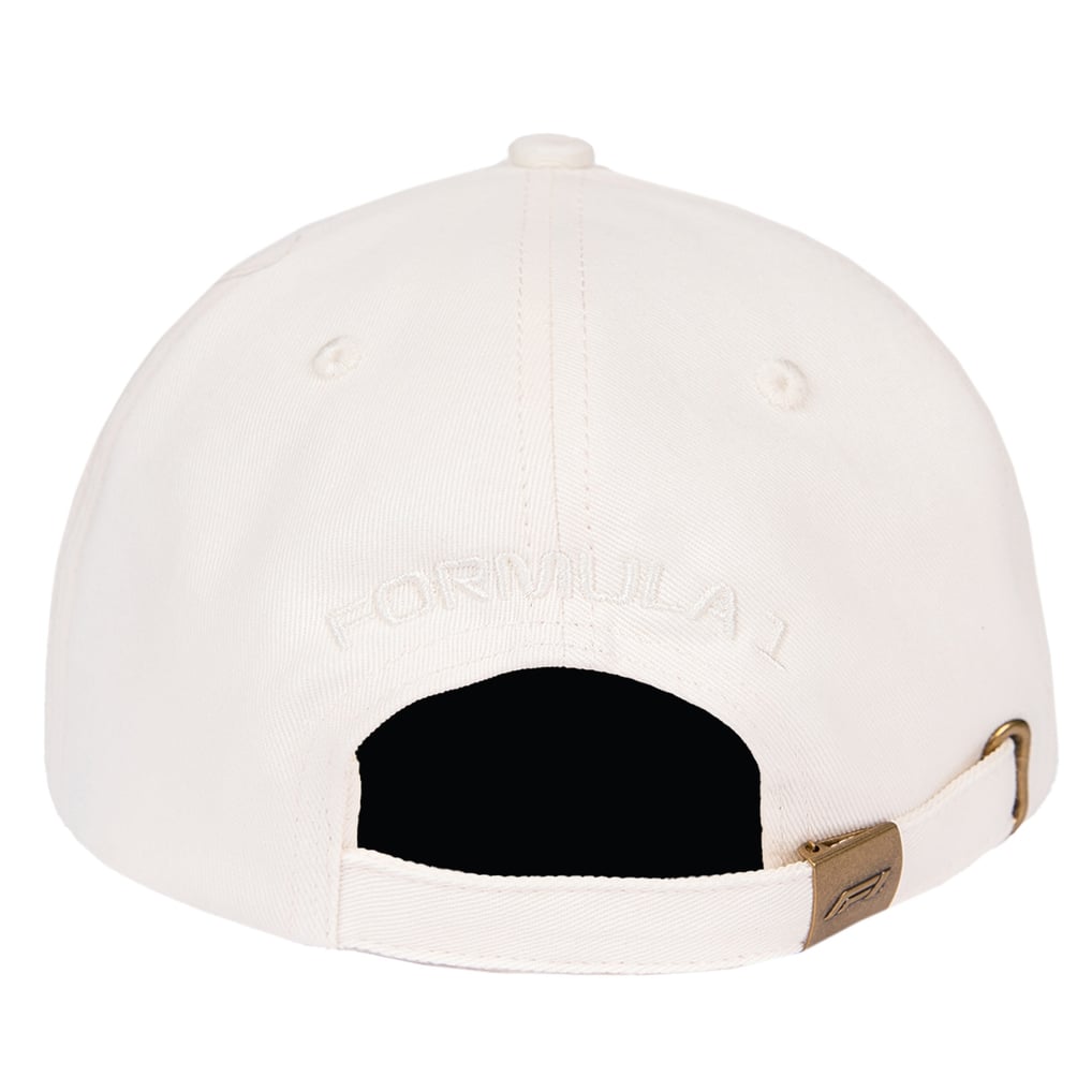 Formula 1 Unisex Adjustable Dad Hat - White