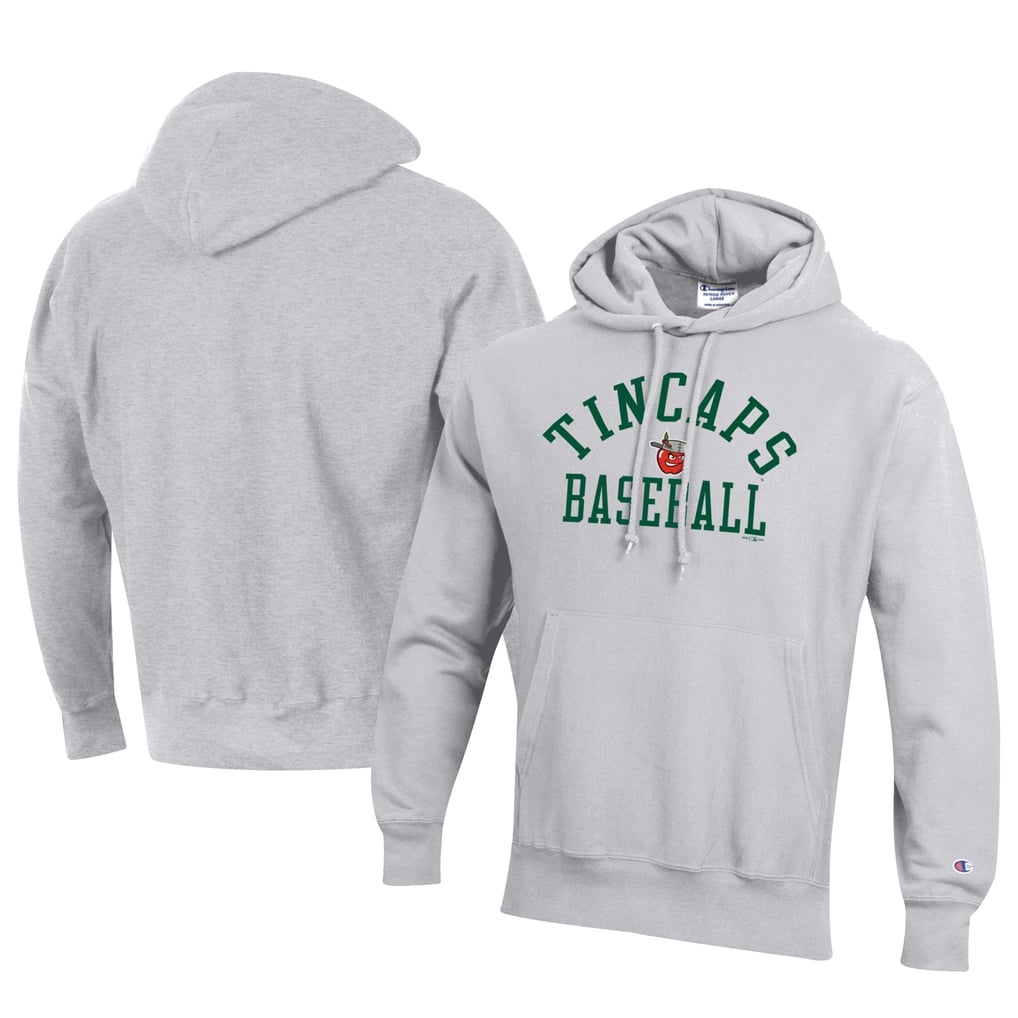 Fort Wayne TinCaps Champion Baseball Reverse Weave Pullover Hoodie - Gray