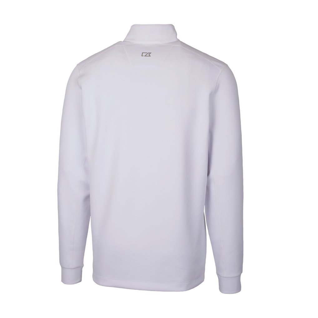 Fort Wayne TinCaps Cutter & Buck Traverse Stretch Quarter-Zip Pullover Top - White