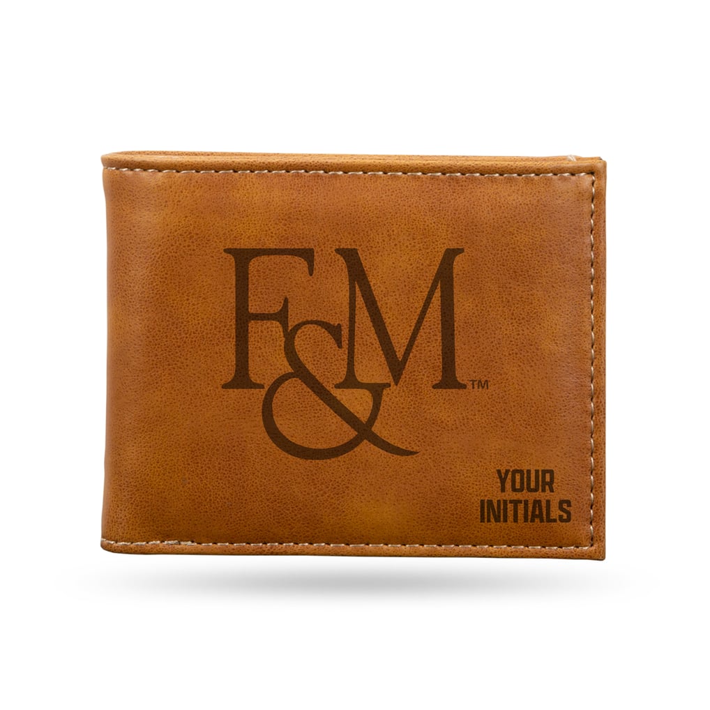 Franklin & Marshall Diplomats Personalized Billfold Wallet - Brown