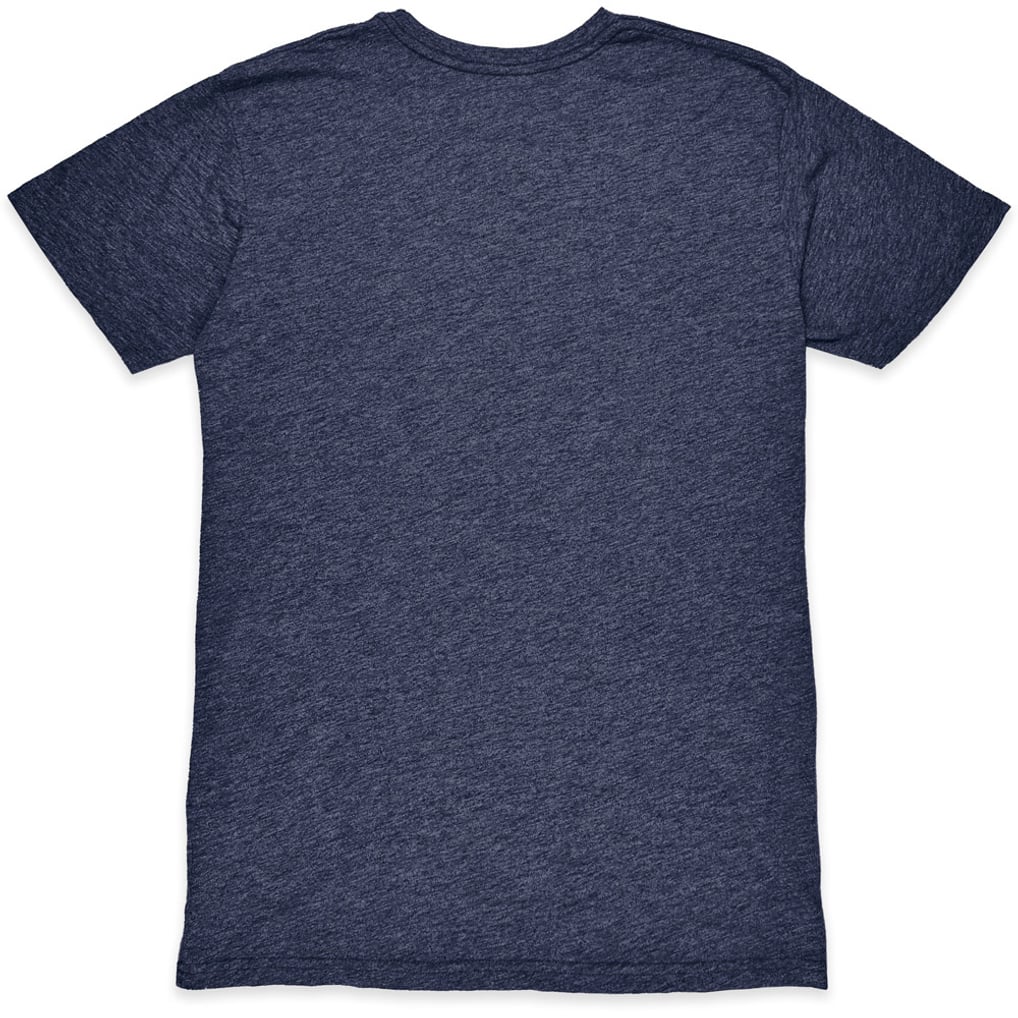  Fulham 1863FC Front Back Date Twisted Tri-Blend T-Shirt - Heather Navy