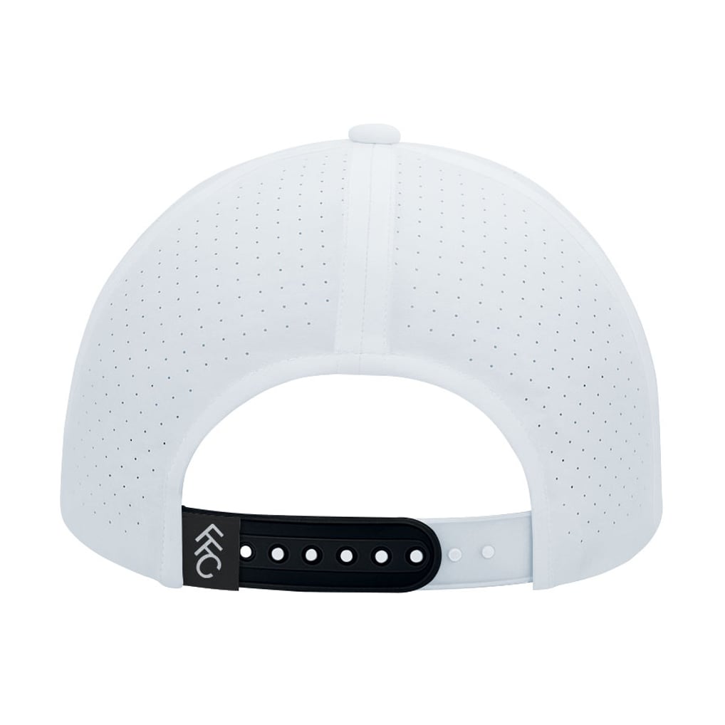  Fulham 1863FC Mono Badge High Point Adjustable Hat - White
