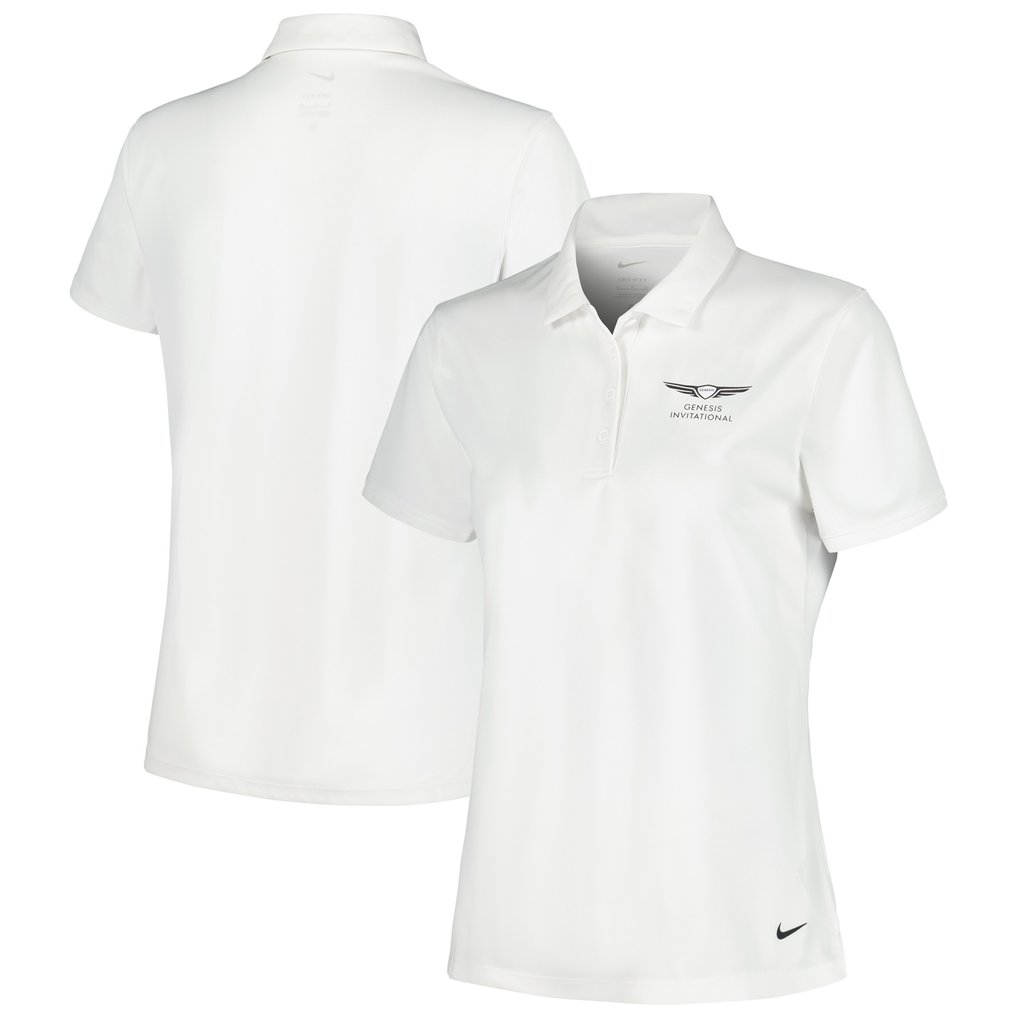 Genesis Invitational Nike Women's Victory Performance Polo - White