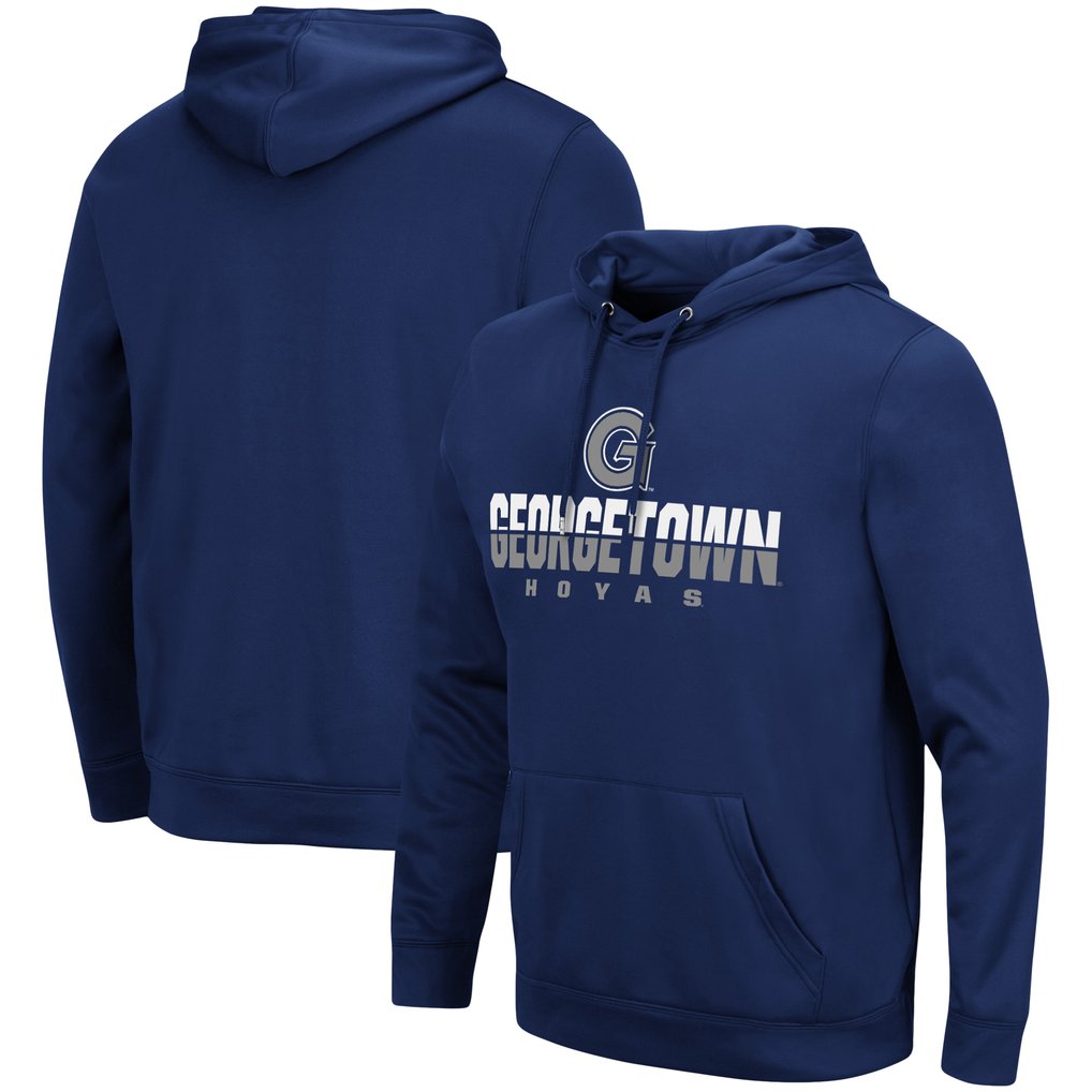Georgetown Hoyas Colosseum Lantern Pullover Hoodie - Navy
