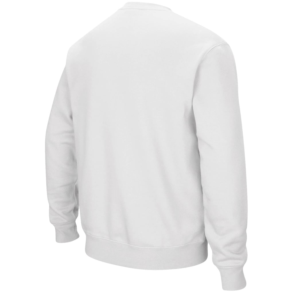 Georgetown Hoyas Colosseum Arch & Logo Tackle Twill Pullover Sweatshirt - White