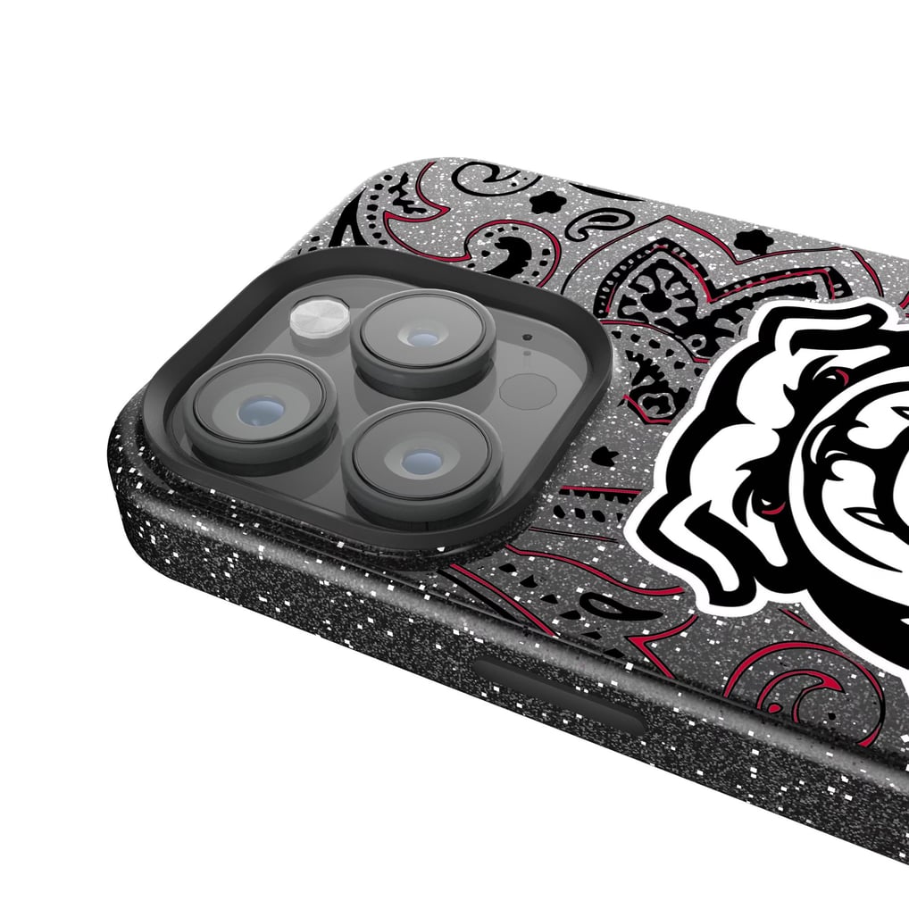Georgia Bulldogs Keyscaper Paisley Bling iPhone Case