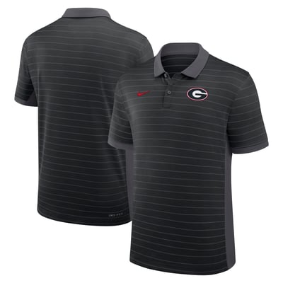 Georgia Bulldogs Nike 2026 Early Season Coaches Sideline Victory Stripe Dri-FIT Polo - Black