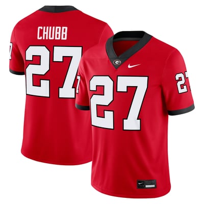 Nick Chubb Georgia Bulldogs Nike Alumni Game Jersey - Red
