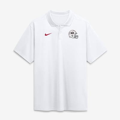 Georgia Bulldogs Nike Whiteout Victory Dri-FIT Polo - White