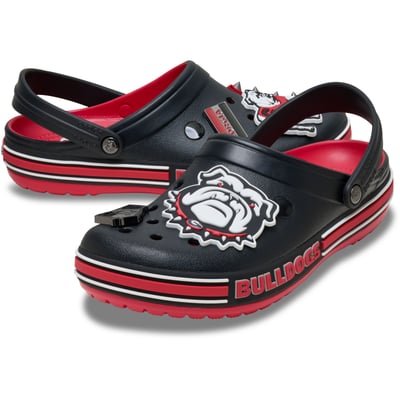  Georgia Bulldogs Crocs Unisex Classic Clog - Black