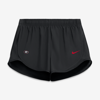 Georgia Bulldogs Nike Women's Tempo Mid-Rise Dri-FIT Shorts - Black