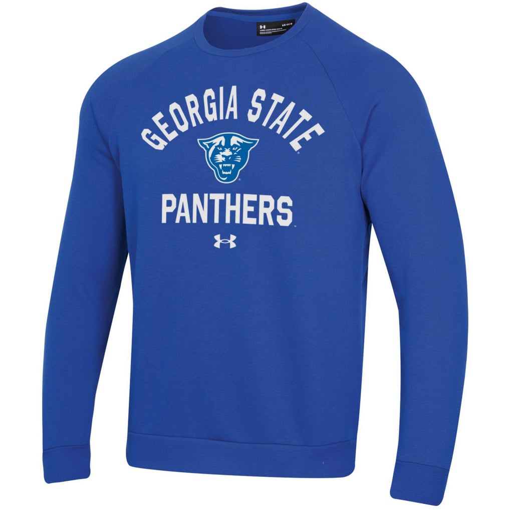 Georgia State Panthers Under Armour All Day Fleece Pullover Sweatshirt - Royal