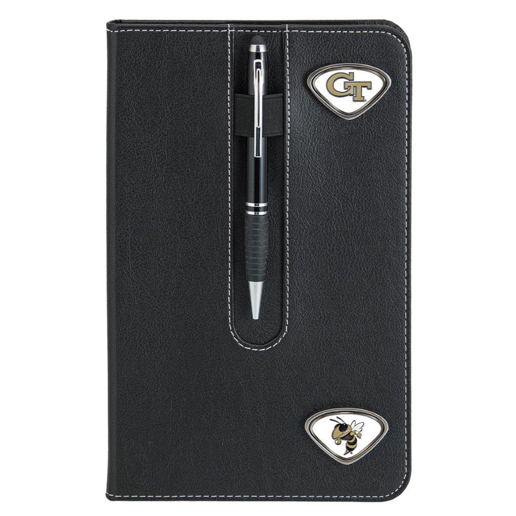 Georgia Tech Yellow Jackets Business Notebook - Black