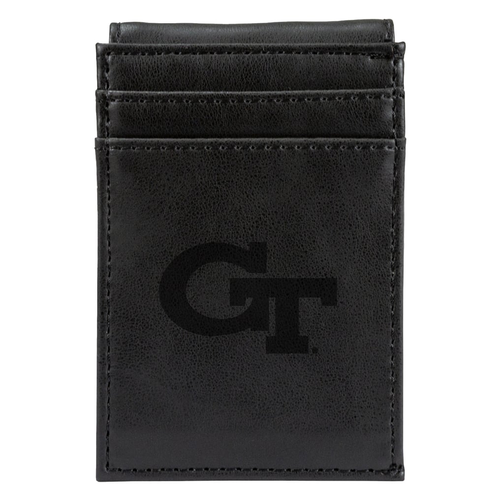 Georgia Tech Yellow Jackets Front Pocket Wallet - Black