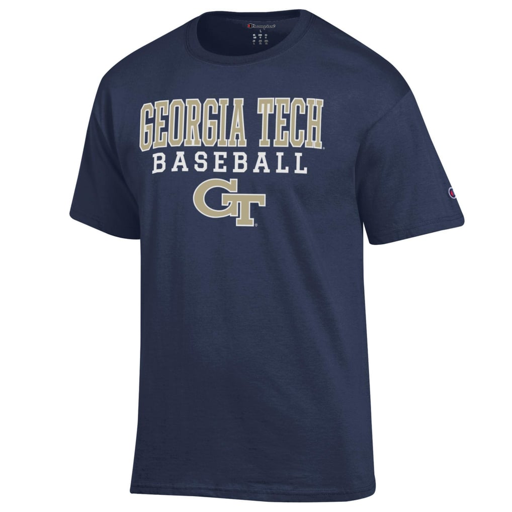  Georgia Tech Yellow Jackets Champion Stack Baseball T-Shirt - Navy