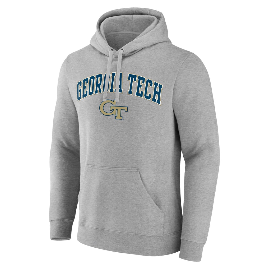Georgia Tech Yellow Jackets Campus Pullover Hoodie - Gray