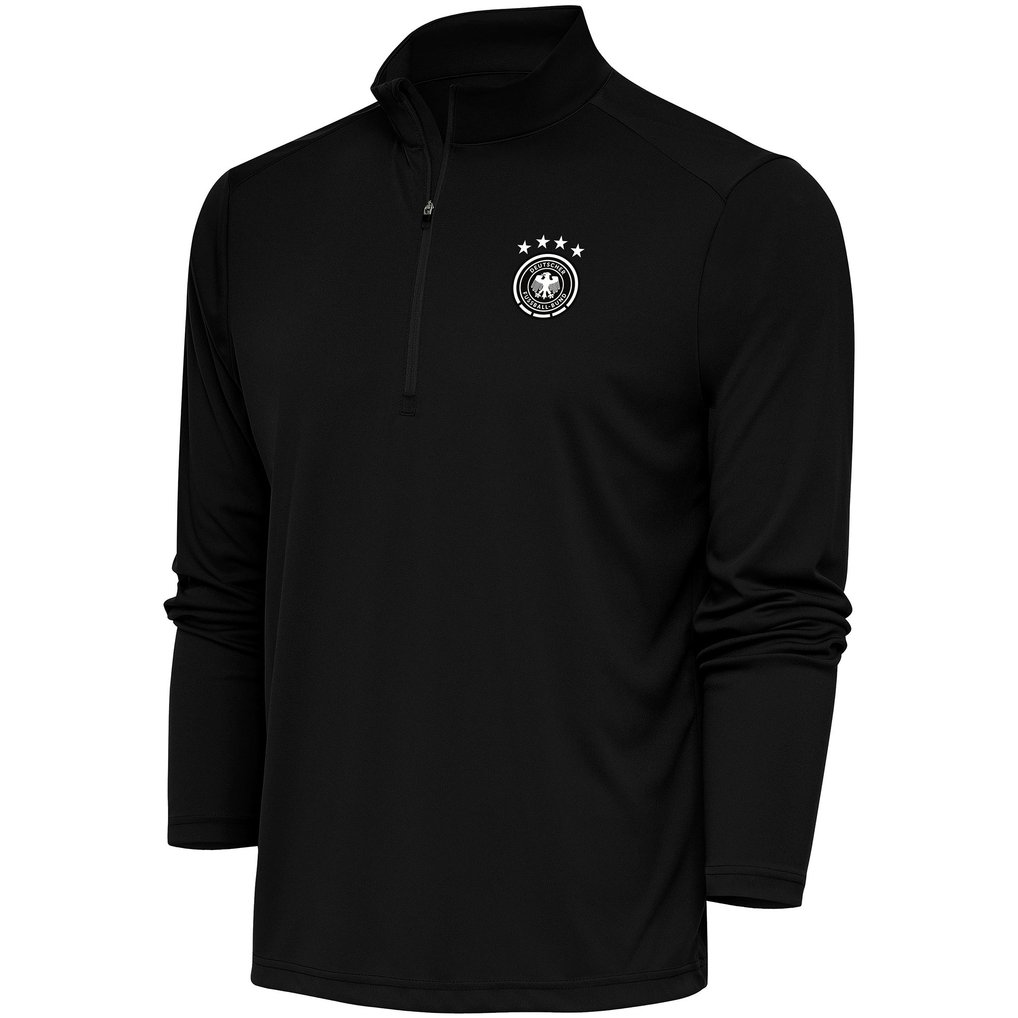 Germany National Team Statement Quarter-Zip Pullover - Black