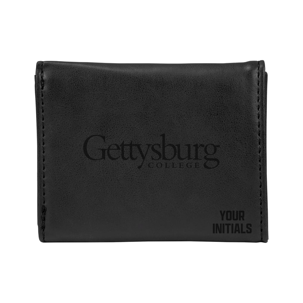 Gettysburg Bullets Personalized Trifold Wallet - Black
