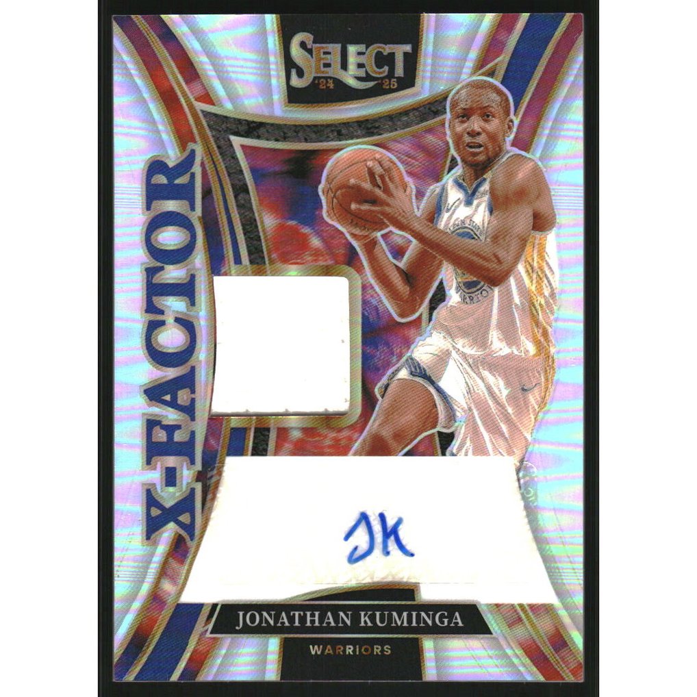 2024-25 Select X-Factor Memorabilia Signatures #13 Jonathan Kuminga/199