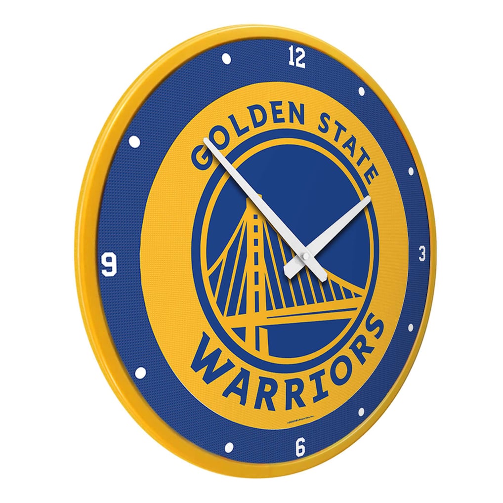 Golden State Warriors 17.5" Modern Disc Wall Clock